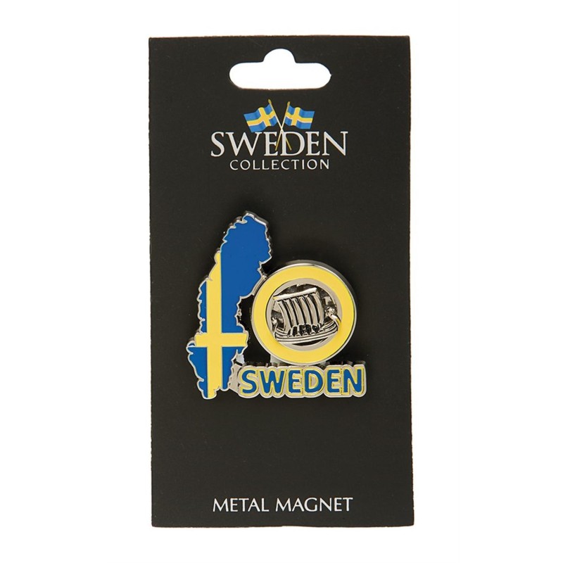Magnet Karta Spin Skepp Sweden