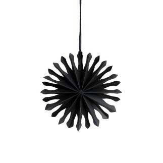 Snöflinga Häng Svart 15 cm 2-pack