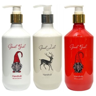 Tvålpump God Jul Tomte 430 ml Vit handtvål Tvålpump God Jul Tomte 430 ml Vit handtvål