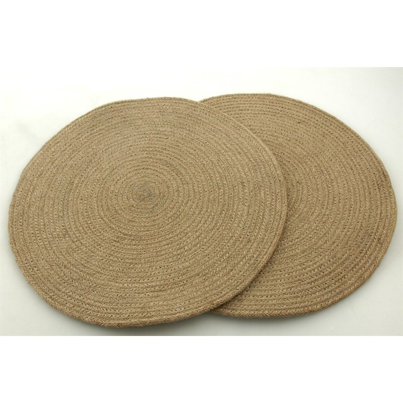 Underlägg Jute 38 cm 4-pack