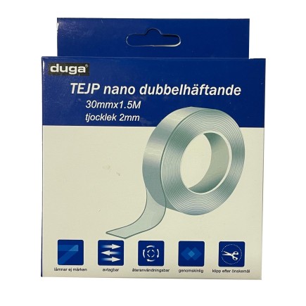 Tejp Dubbelhäftande 30 mm x 1,5 m