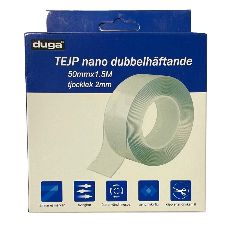 Tejp Dubbelhäftande 1,5 m Tejp Dubbelhäftande 1,5 m
