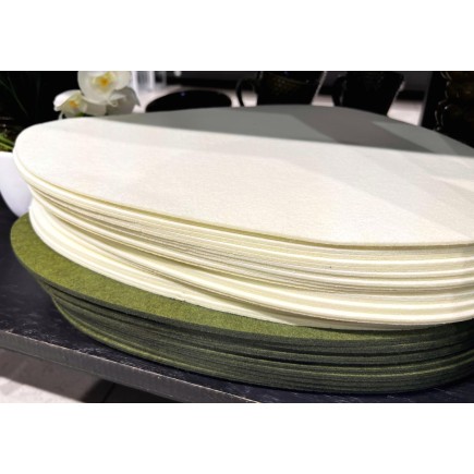 Underlägg Offwhite Filt 30x45 cm 4-pack