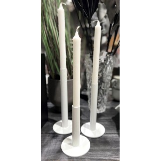 Ljusstake Smide Vit 25 cm