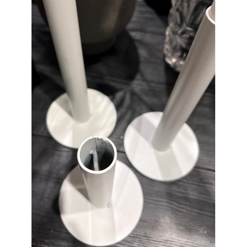 Ljusstake Smide Vit 25 cm Ljusstake Smide Vit 25 cm