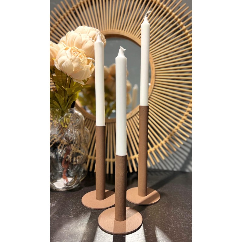 Ljusstake Smide Rost 25 cm Ljusstake Smide Rost 25 cm