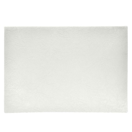 Underlägg Läderlook vitt 43x30 cm 4-pack