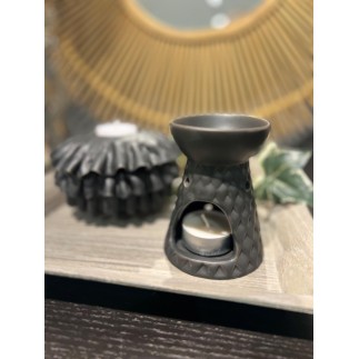 Ljushållare Volang Svart 12 cm