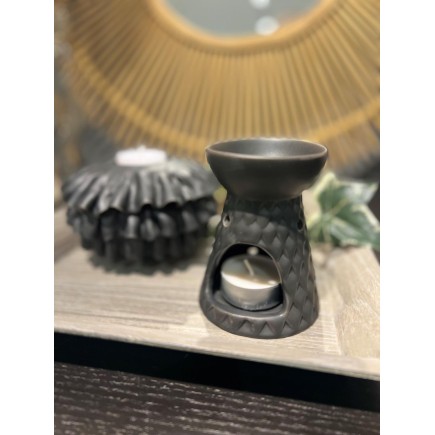 Ljushållare Volang Svart 12 cm