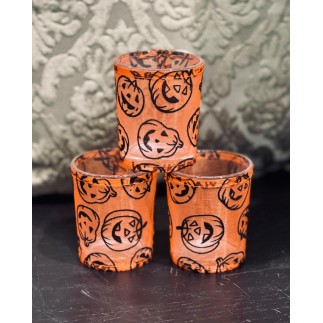 Ljushållare Halloween 3-pack pumpa