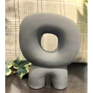 Dekoration Svart Keramik 21 cm