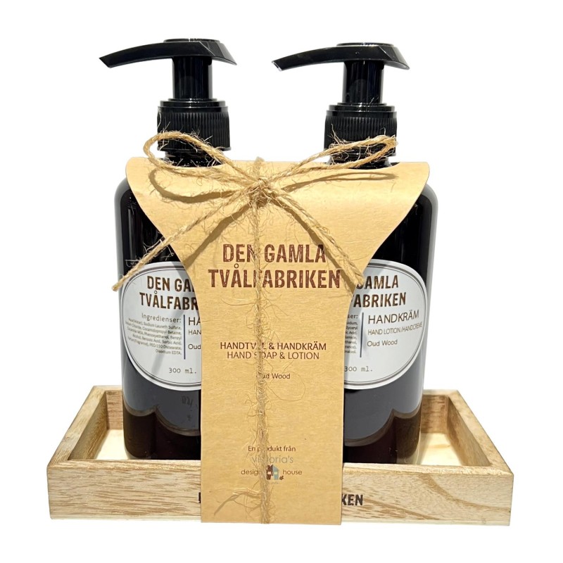 Presentset Handtvål/handkräm Oud Wood 300 ml Presentset Handtvål/handkräm Oud Wood 300 ml