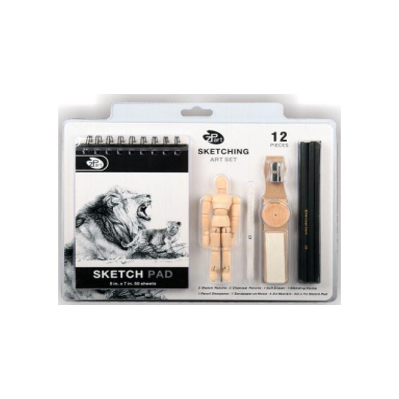 Sketchset Skissblock 12 delar