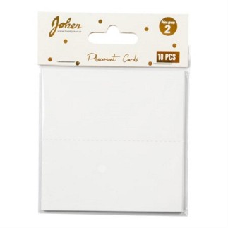 Placeringskort 10-pack Vit