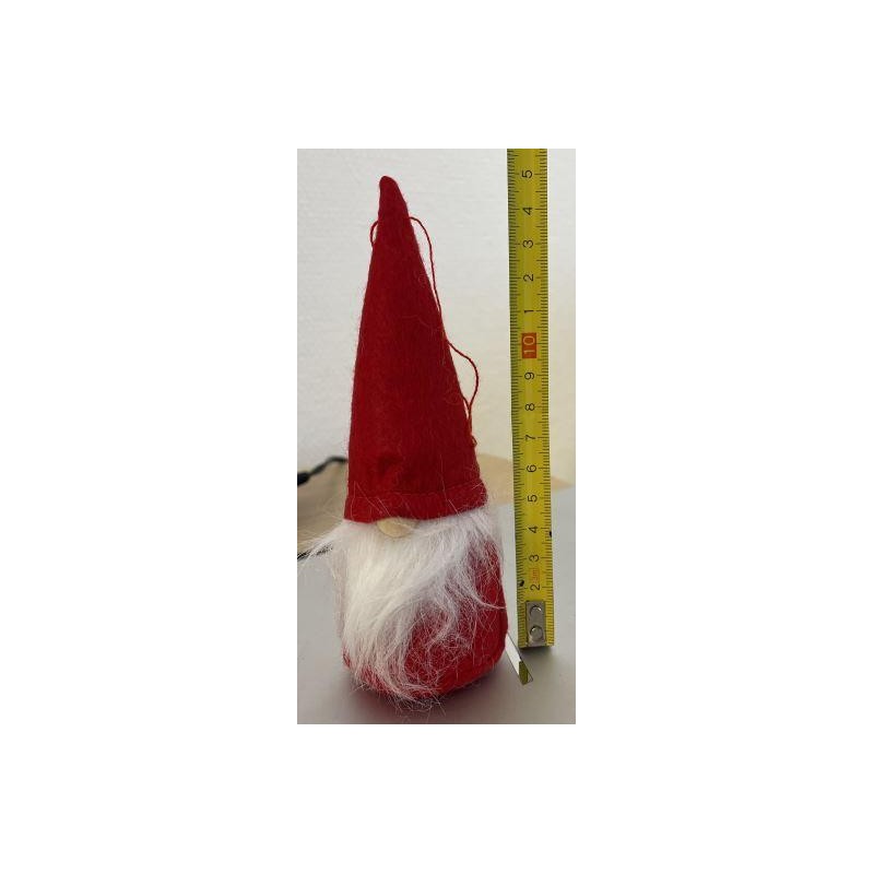 Tomte Röd Textil 15 cm