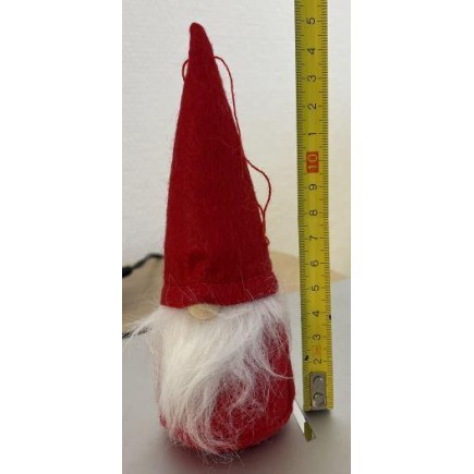 Tomte Röd Textil 15 cm