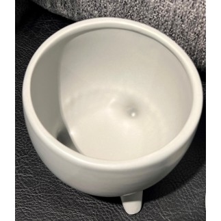 Kruka Grå Keramik 10x12 cm