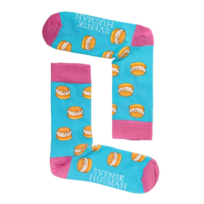 Strumpor Semla Blå stl 36-40 Strumpor Semla Blå stl 36-40