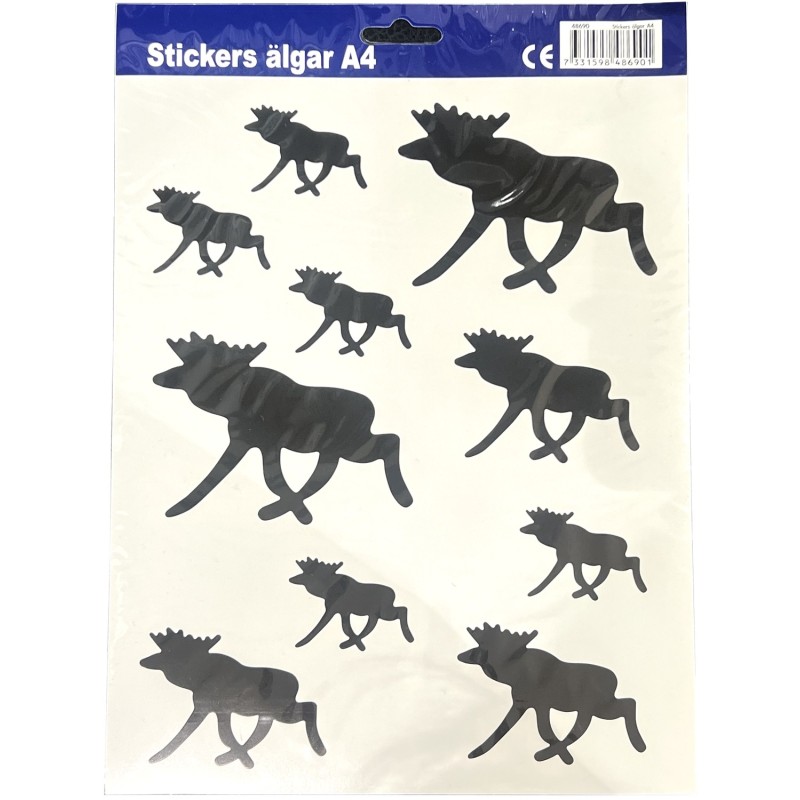 Stickers Älg A4 Stickers Älg A4