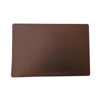 Underlägg Läderlook Kastanjebrun/Svart 4-pack