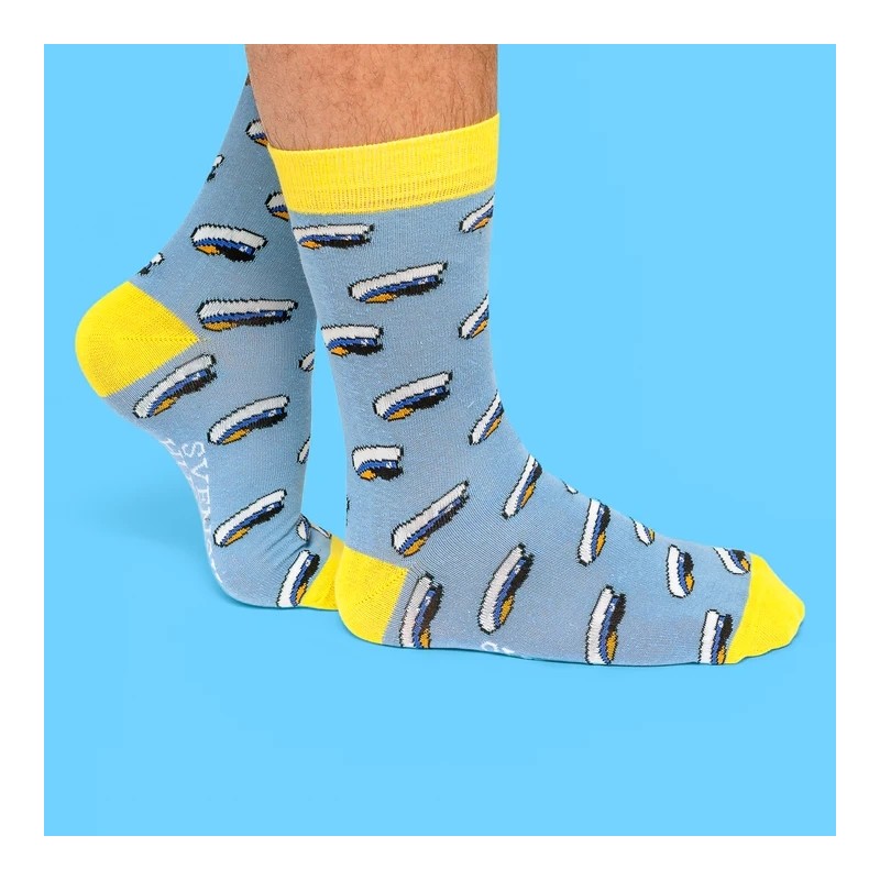 Strumpor Midsommar Blå stl 41-46 Strumpor Midsommar Blå stl 41-46