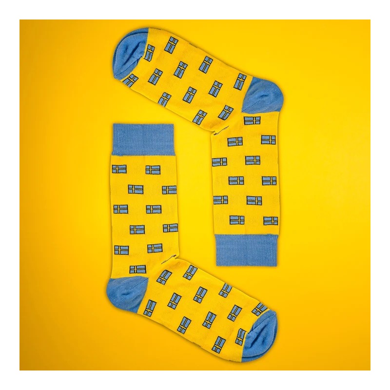 Strumpor Sweden Gula stl 36-40