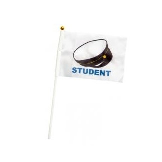 Flaggor Handflagga Student 30 cm 6-pack