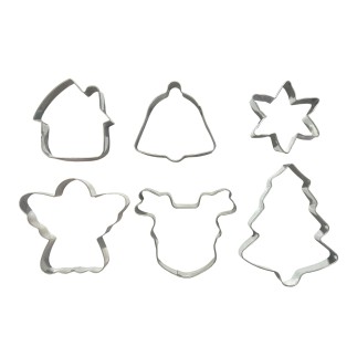 Pepparkaksformar 6 delar