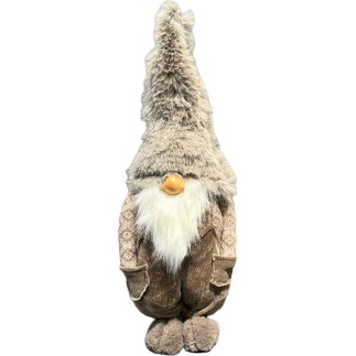 Tomte Greige/Brun Mönstrad 63cm