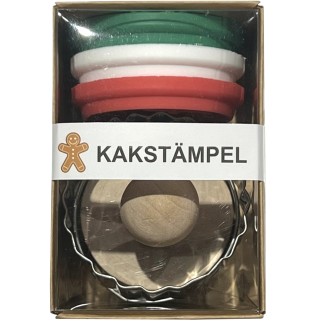 Pepparkaksstämplar Set Stämplar Bak 3 motiv