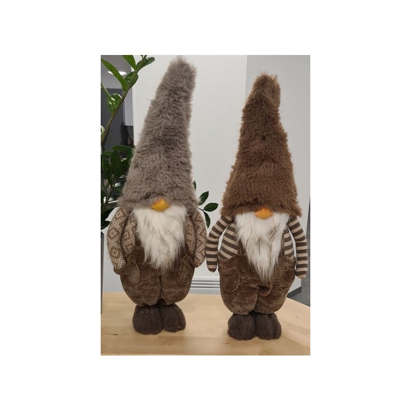 Tomte Greige/Brun Mönstrad 63cm Tomte Greige/Brun Mönstrad 63cm