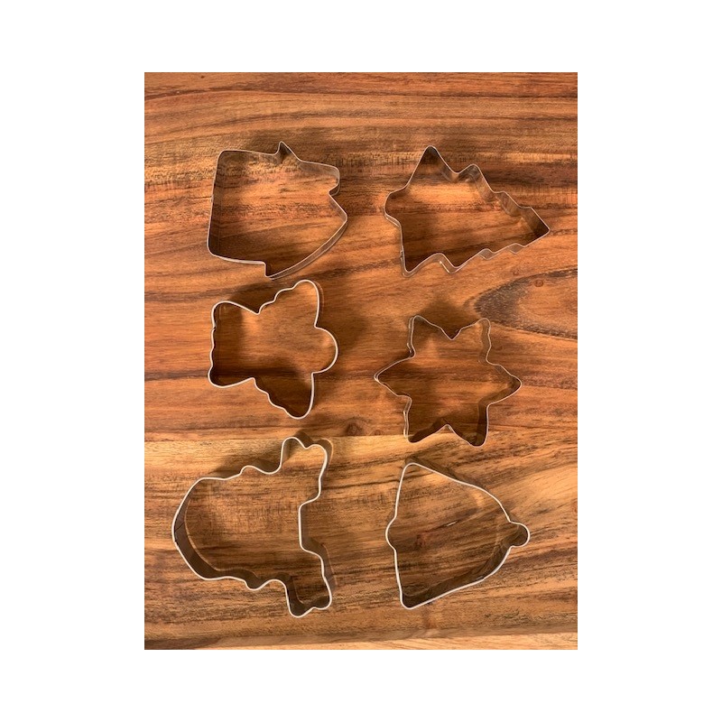 Pepparkaksformar 6 delar 