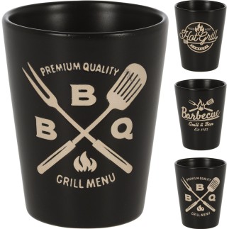 Mugg Svart Grill/Barbecue 3-pack