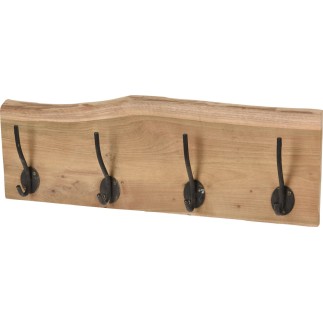 Krok Hängare Trä 4 krokar 80 cm