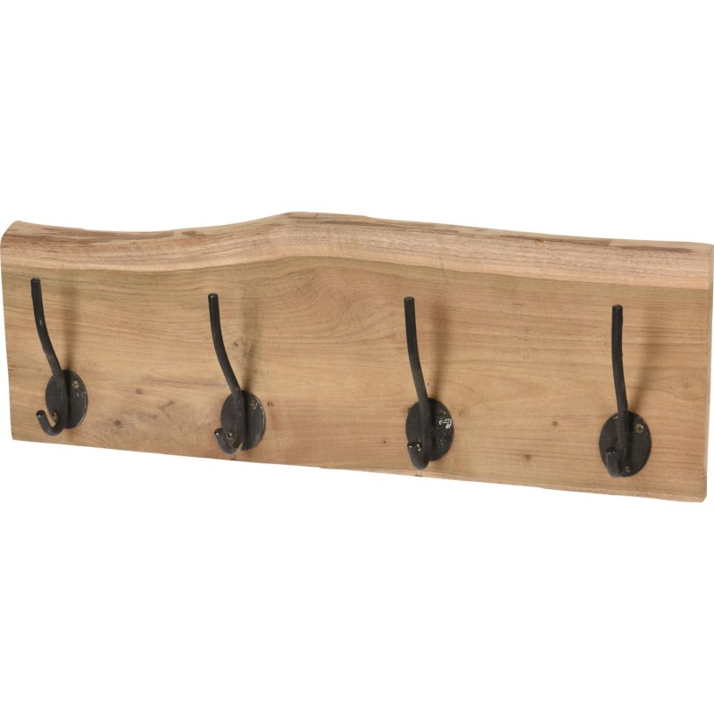 Krok Hängare Trä 4 krokar 80 cm