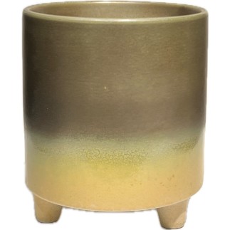 Kruka Blå Keramik med fötter 