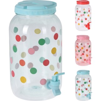 Drickabehållare Dryckesautomat Prickar Röd