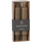 Ljus 2-pack Olivgröna 3x15 cm