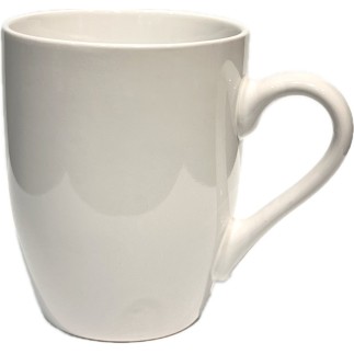 Mugg Vit Keramik 6-pack